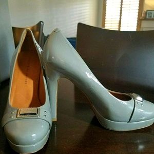 Marc by Jacobs grey platform leather heels